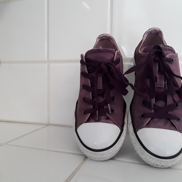 Converse All Star Purple Sneakers - Picture 5 of 10